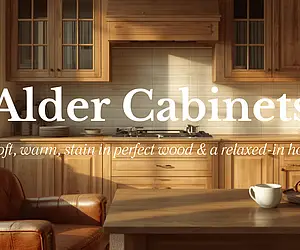 Alder Cabinets: Soft, Warm, and Perfect for a Relaxed, Lived-In Home