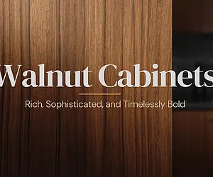 Walnut Cabinets: Rich, Sophisticated, and Timelessly Bold