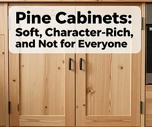 Pine Cabinets: Soft, Character-Rich, and Not for Everyone
