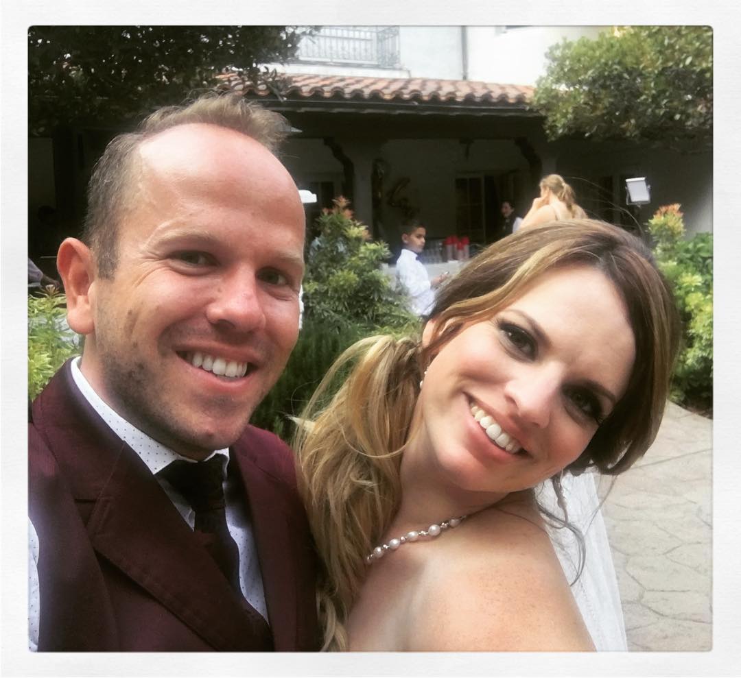 couple at a wedding 