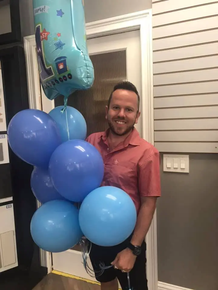 birthday balloons