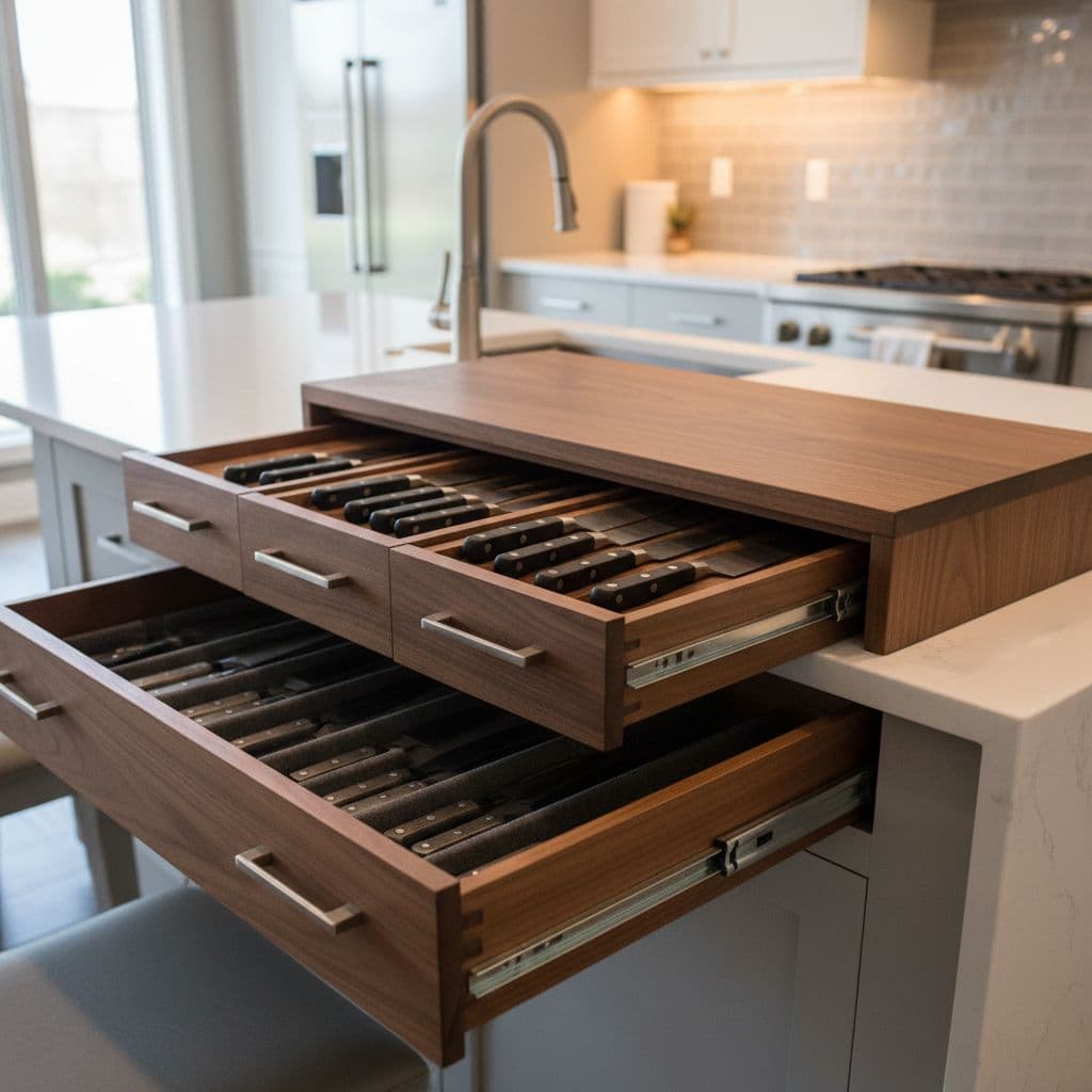 pull out knife drawer