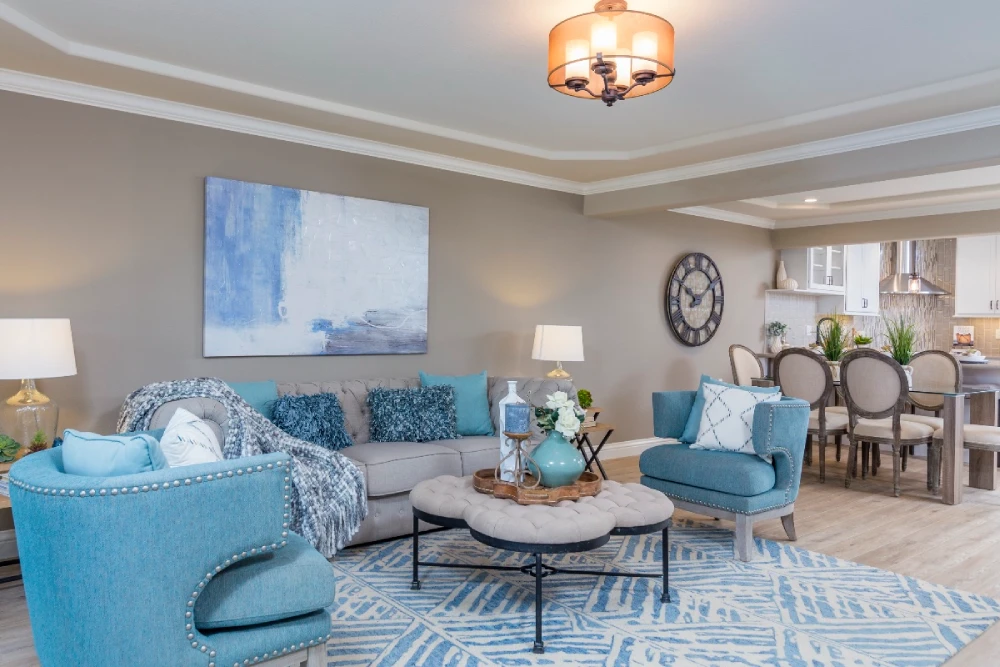 Coastal-inspired kitchen and bathroom remodel in Rossmoor