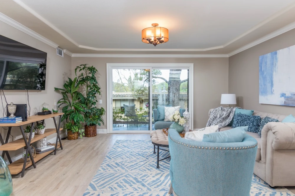 Coastal-inspired kitchen and bathroom remodel in Rossmoor