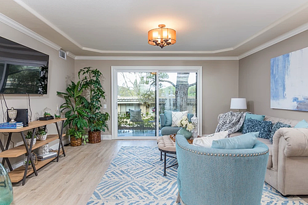Coastal-inspired kitchen and bathroom remodel in Rossmoor