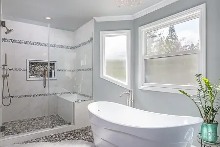  Modern Bathroom Remodel – 1555 Sorrell, Walnut Creek